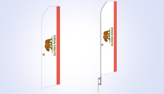 California Republic Econo Stock Flag