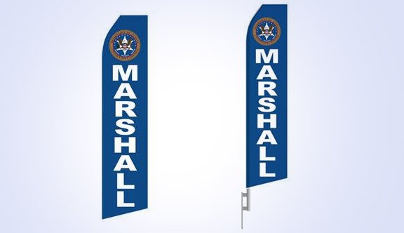 US Marshall Stock Flag - 16ft