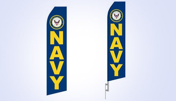 US Navy Stock Flag - 16ft