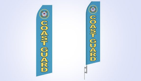 Coast Guard Stock Flag - 16ft