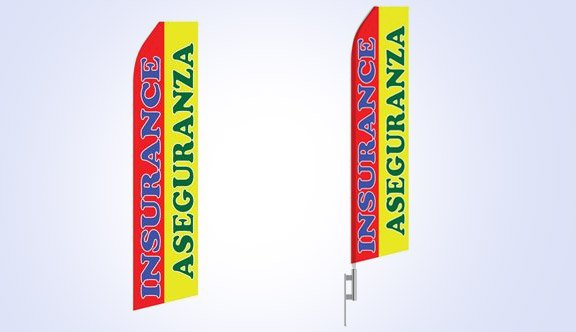 Insurance Aseguranza Stock Flag - 16ft