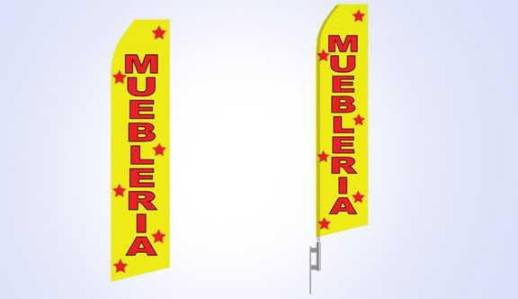 Muebleria Stock Flag - 16ft