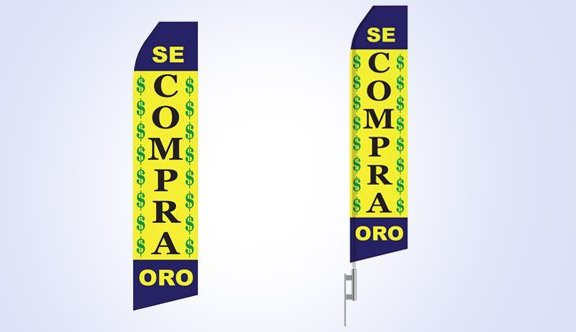 Se Compra Oro Stock Flag - 16ft