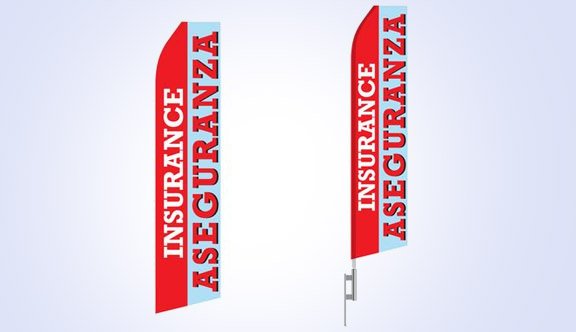 Insurance Aseguranza Stock Flag - 16ft