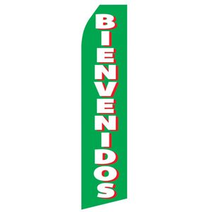 Bienvenidos Stock Flag - 16ft