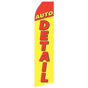 Auto Detail Stock Flag - 16ft.