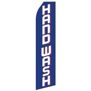 Hand Wash Stock Flag - 16ft.