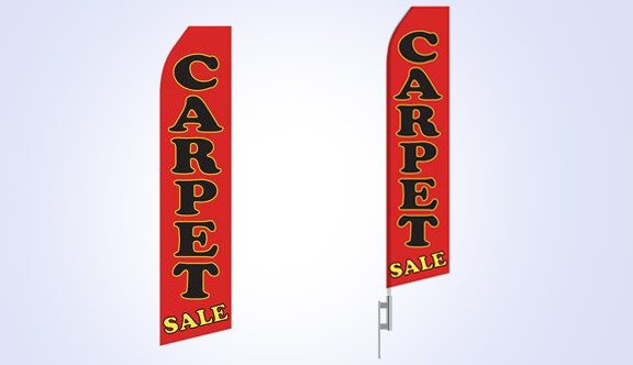 Carpet Sale Stock Flag - 16ft