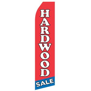 Hardwood Sale Stock Flag - 16ft