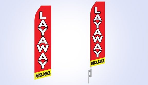 Layaway Stock Flag - 16ft