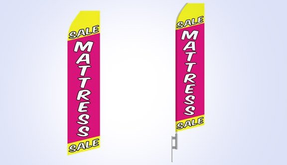 Mattress Sale Stock Flag - 16ft