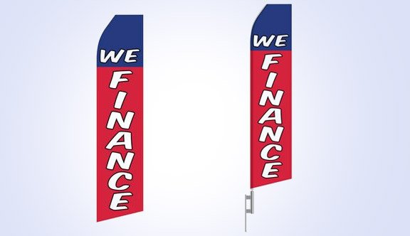 We Finance Stock Flag - 16ft