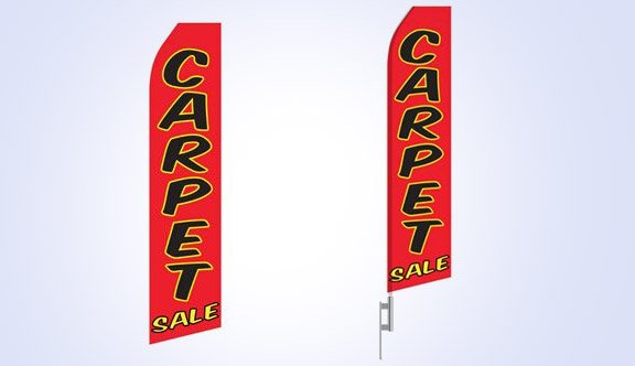 Carpet Sale Stock Flag - 16ft