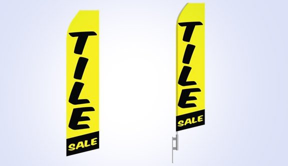 Tile Sale Stock Flag - 16ft