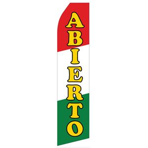 Abierto Stock Flag - 16ft