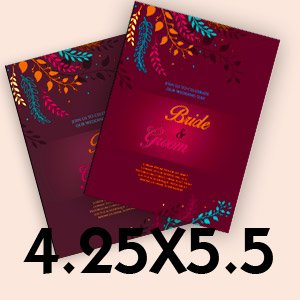 Luxury Invitation Card 4.25x5.5