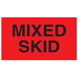 Mixed Skid Labels - 3x5