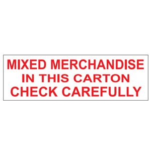 Mixed Merchandise Labels - 2x6