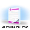 25 Pages Per Pad