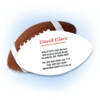 Oblong Shaped Business Card - 3.5"x2"