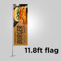 Rectangle Advertising Flag - 11.8 ft