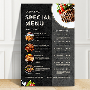 Restaurant Menus