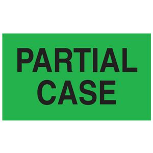 Partial Case Labels - 3x5