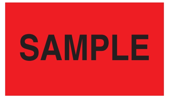 Sample Labels - 3x5