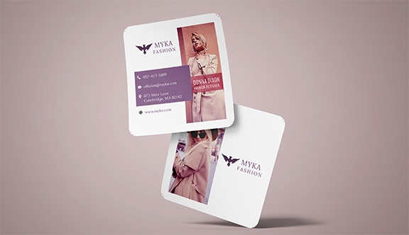 Soft Touch Square Business Card 2x2