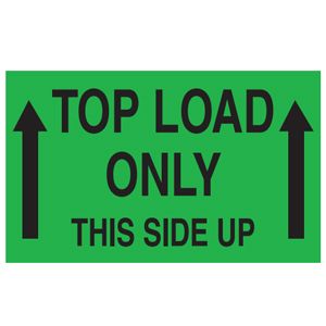 Top Load Only (Arrows) Labels - 3x5